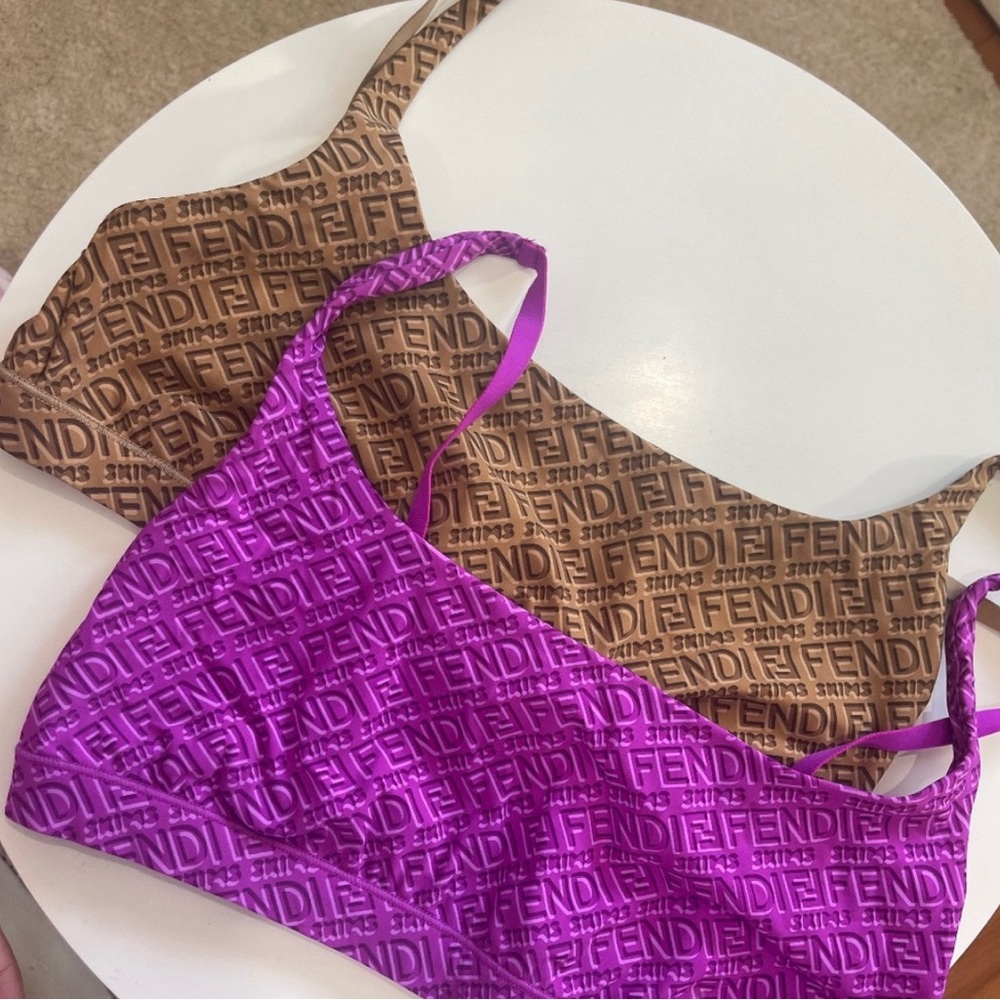 Fendi X Skims Scoop bralette - tan only